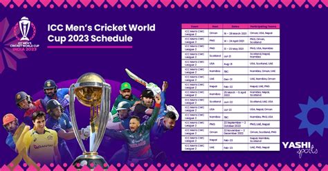 Icc Cricket World Cup 2023 Schedule Yashi Sports Inc