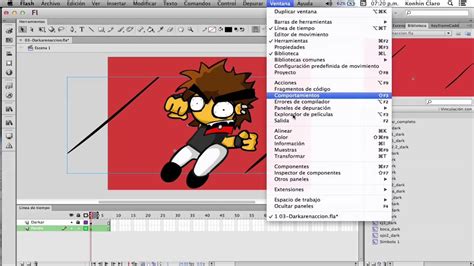 Curso De Animación Digital En Flash Cs6 12 Como Animar A Darkar