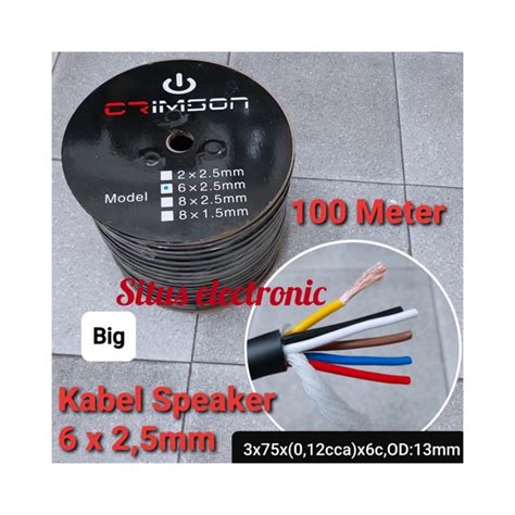 Jual Kabel Speaker Isi Original Crimson X Mm Kabel Speaker X