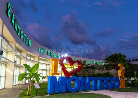 I Love Montego Bay I Heart Montego Bay Sign At The Sangster