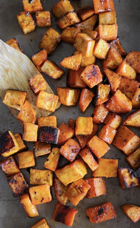 Oven Roasted Sweet Potatoes With Honey Layers Of Happiness