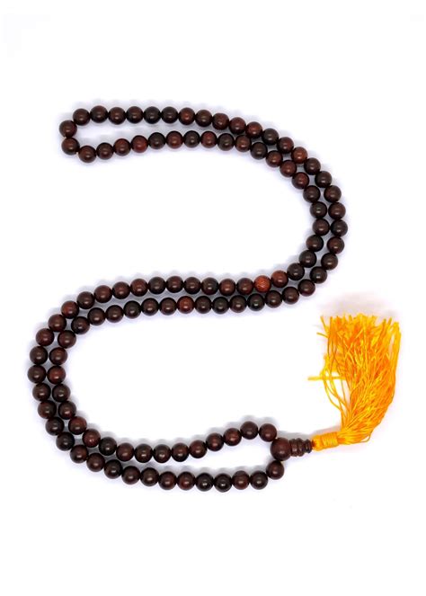 Tibetan Rosewood Prayer Beads With Tassel Tibet Markets Ch