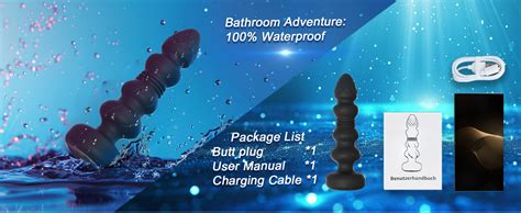 Amazon Thrusting Vibrating Prostate Massager Anal Butt Plug Anal