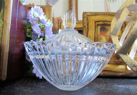 Candy Dish Mikasa Collection Fine Crystal Marquette Etsy Candy