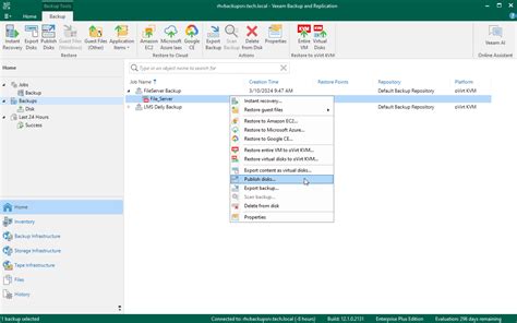 Publishing Disks Veeam Backup For Oracle Linux Virtualization Manager