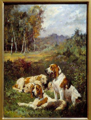 Hunting Dog Painting