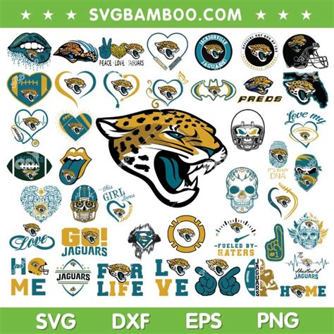 Jacksonville Jaguars Mega Bundle SVG