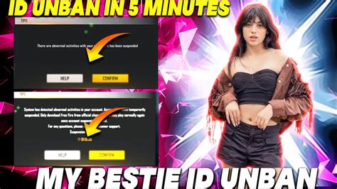 My Bestie Id Unban In 5 Minutes How To Recover Suspended Account How