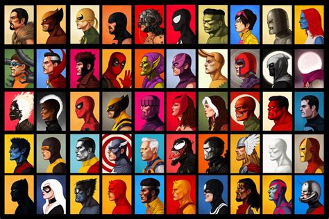 All MARVEL Superheroes And Villains - Version 2.0 by GumballFan333 on DeviantArt