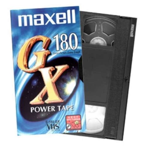 Jual Video Casette Tape Kaset Maxell Gx 120 Vhs E120gx Mega Power Tape