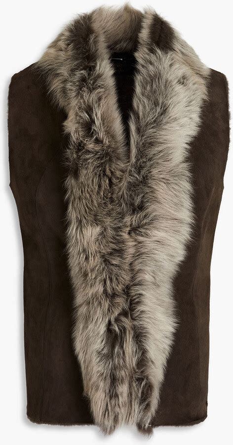 Dom Goor Shearling Vest Shopstyle