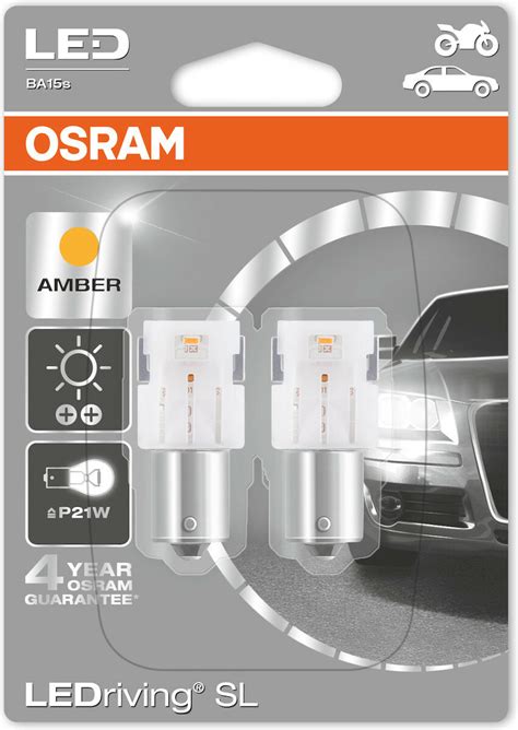 Osram Λάμπες Αυτοκινήτου Μοτοσυκλέτας P21W LEDriving P21W BA15S 1156