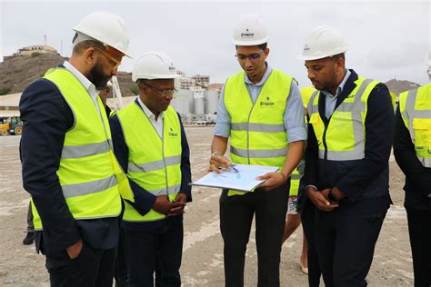 Primeiro Ministro Visita Obra Do Terminal De Cruzeiros Do Mindelo Enapor