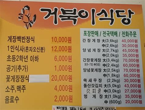 여수 게장백반 맛집 거북이식당 네이버 블로그