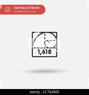 Segno Golden Ratio Spirale Logaritmica In Rettangolo Forma A Guscio