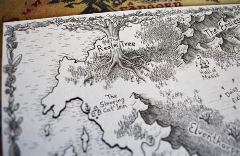 Custom Hand Drawn Fantasy Map A3 A4 A5 For Ts Aspiring Writers D