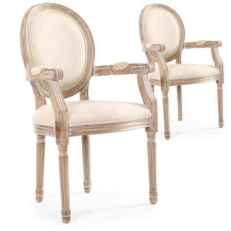 Chaise M Daillon Louis Xvi Tissu Beige Lestendances Fr