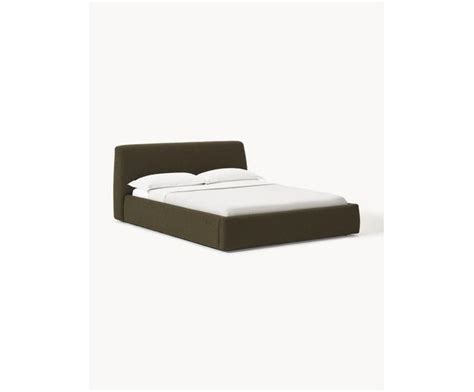 Letto Imbottito In Boucl Con Vano Contenitore Cloud Westwing