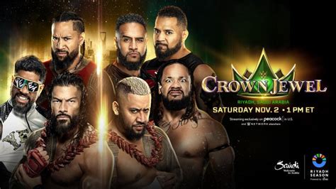 WWE Crown Jewel PLE Preview, Match Card: Roman Reigns added to epic 7 ...