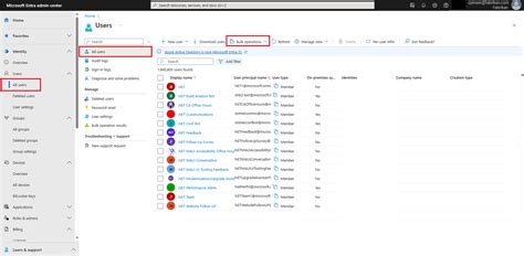 Microsoft Entra Id에서 사용자 대량 삭제 Microsoft Entra Id Microsoft Learn