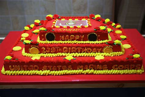 Usmc Birthday Ball Cake