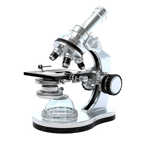 Microscope Biology Scientific 3d Illustration, Microscope, Science
