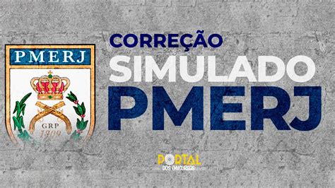 Corre O Simulado Concurso Pmerj Portal Dos Concursos Youtube