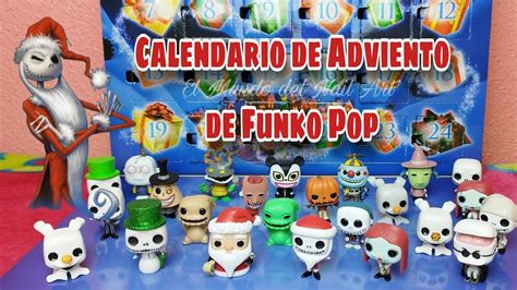 Calendario De Adviento De Funko Pops Pesadilla Antes De Navidad El