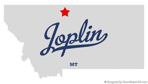 Map Of Joplin Mt Montana