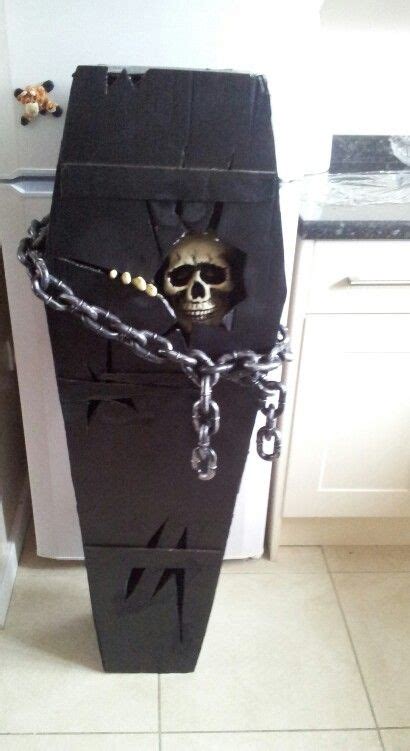 Pin on Halloween | Halloween decorations diy outdoor, Halloween coffin ...