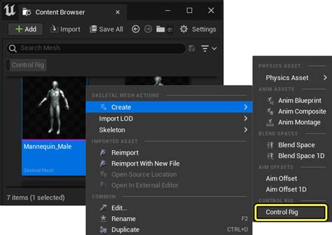 如何在虚幻引擎中创建control Rig 虚幻引擎 5 4 文档 Epic Developer Community