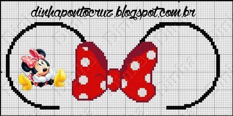 Ponto Cruz Desenho Da Minnie Ponto Cruz Andreia B Cross Stitch