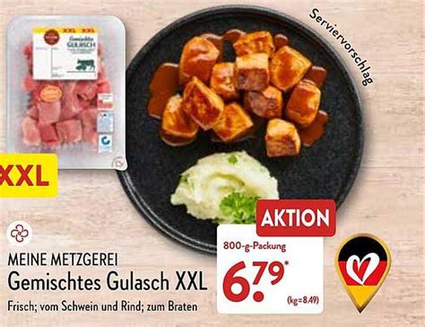 Meine Metzgerei Gemischtes Gulasch XXL Angebot Bei ALDI Nord