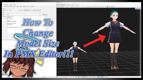 How To Change Model Size In PMX Editor YouTube