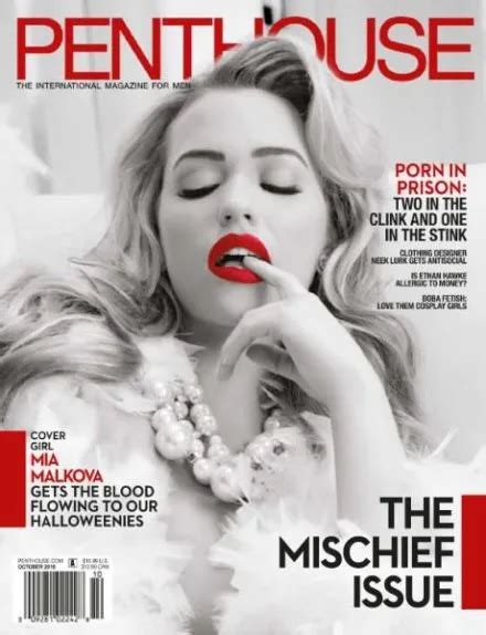 Penthouse October Covergirl Centerfold Pet Of The Month