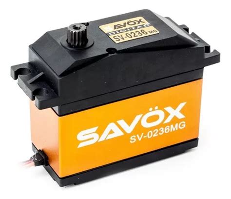 Servo Digital Grande Savox Sv 0236 Mg 7 4 V Hv 40 Kg 0 17 S