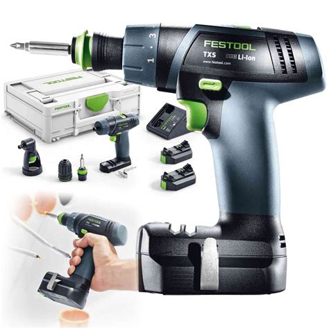 Wiertarko Wkr Tarka Festool Txs Set Akumulatorowa Xaku Adowarka