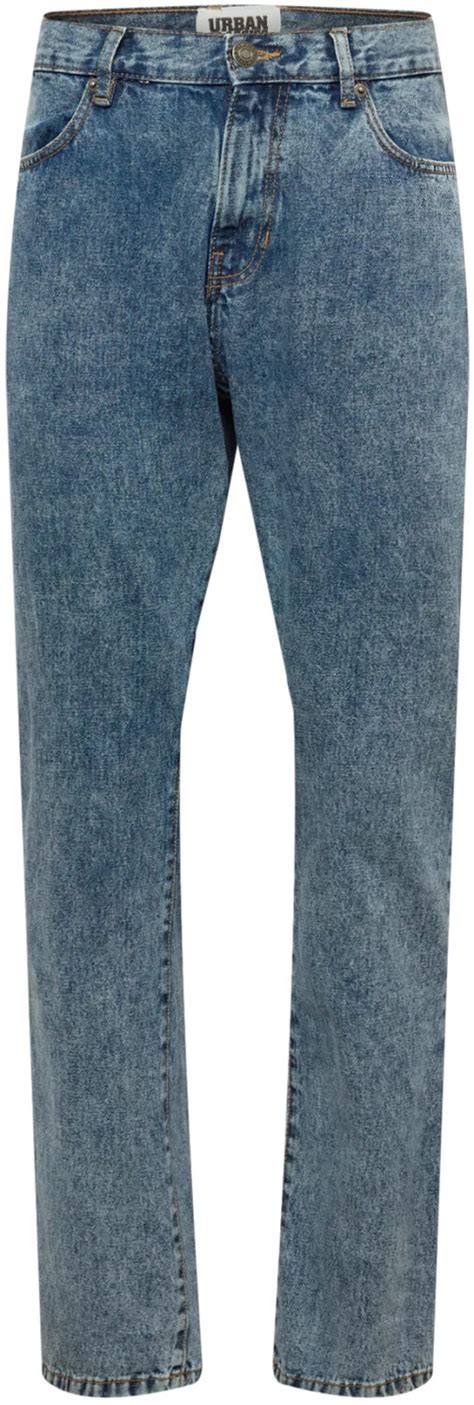 Urban Classics Straight Fit Jeans Tb4948 Light Skyblue Acid Washed Ab