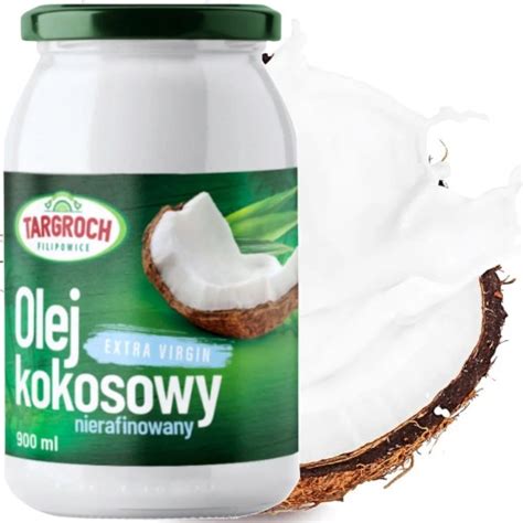 Olej Kokosowy Nierafinowany Zapachowy Virgin 900ml TARGROCH Sushi