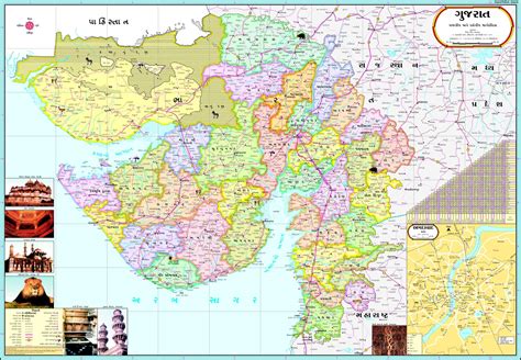 Gujarat In India Map