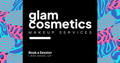 Glam Cosmetics Facebook Ad Brandcrowd Facebook Ad Maker