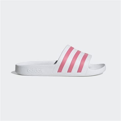 Adidas Adilette Aqua Slides White Adidas Singapore