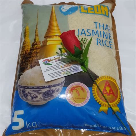 Jual Beras Leon Thai Jasmine Rice 5kg Shopee Indonesia