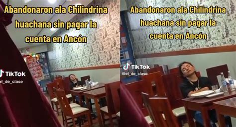 Chilindrina Huachana Es Captada Sola En Un Restaurante Y Usuarios