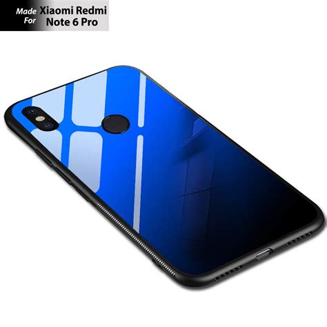 Thetkart Luxurious Toughened Glass Back Case With Shockproof Tpu