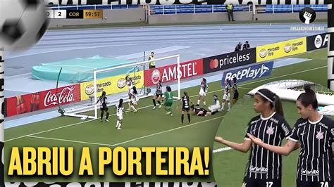 Andressa Faz O Terceiro Gol Do Corinthians Em Partida Contra O Libertad