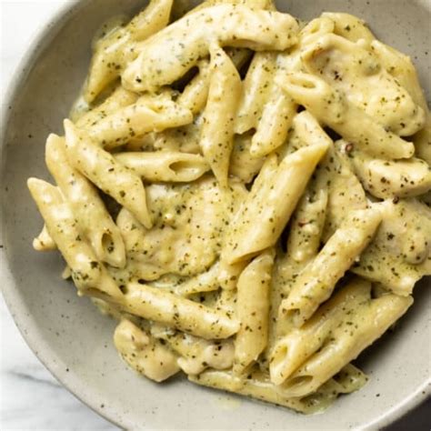 Super Easy Chicken Pesto Pasta • Salt And Lavender