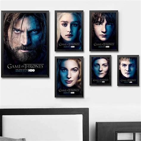 Aliexpress.com : Buy The Game of Thrones Wall Art Paint Wall Decor ...