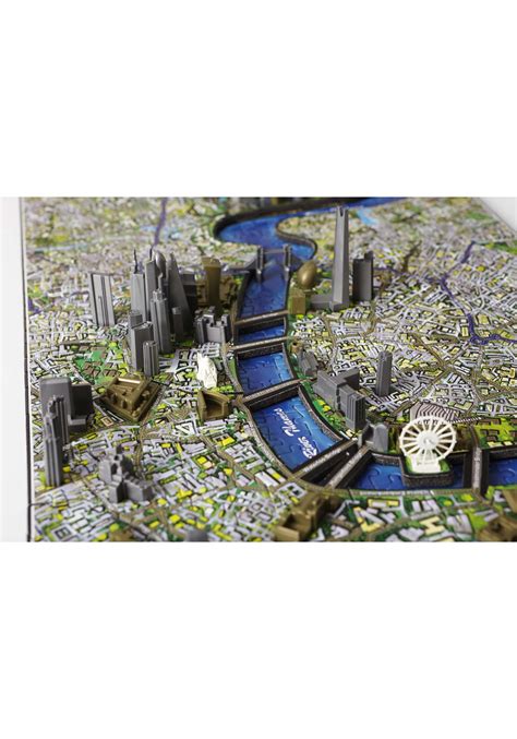 4D Cityscape London, England Time Puzzle