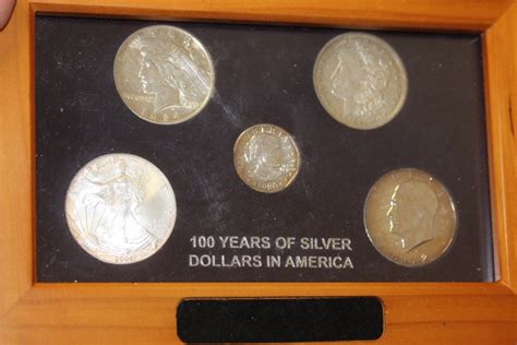 Sold Price 100 Years Of Silver Dollars In America July 6 0118 300